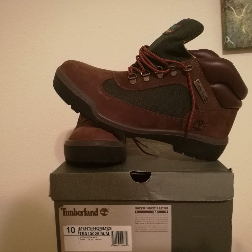Timberland "beef and broccoli" field boots